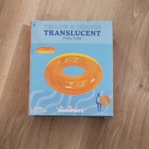 Orange Translucent Pool Tube